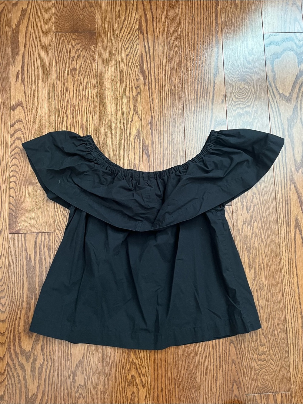 Aritzia Wilfred Off-Shoulder Ruffle Blouse - Picture 2 of 4